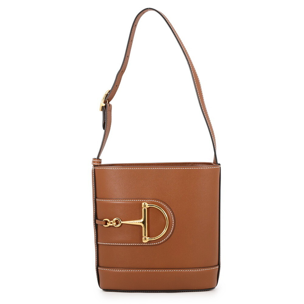Gucci Shoulder Bag 73 Horsebit Small Bucket Leather 833665 GUCCI Handbag 2-way